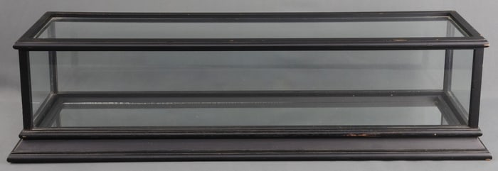 LARGE RECTANGULAR GLASS DISPLAY CASE