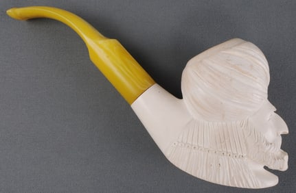 LARGE SULTAN HEAD MEERSCHAUM PIPE