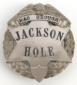 JACKSON HOLE WYOMING POLICE SHERRIF DEPUTY BADGE