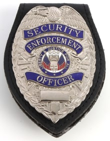 POLICE SECURITY GUARD BADGE ENFORCEMENT OFFICER