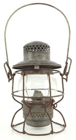 VINTAGE ADLAKE KEROSENE RAILWAY LANTERN
