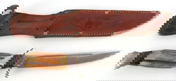 ANTLER HANDLED GERMAN STAG KNIFE FROM UNSCO