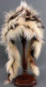 VINTAGE MID 19TH CENTURY LORD AND TAYLOR FUR HAT