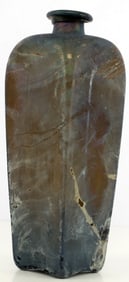 ANTIQUE OPEN PONTIL CASE GIN BOTTLE