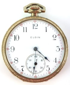 ELGIN ANTIQUE POCKET WATCH SIZE 12 S 15 JEWELS