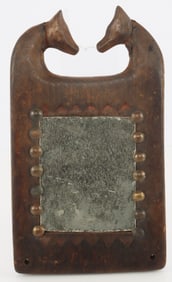 RARE NORTH AMERICAN FUR TRADE TRADING MIRROR