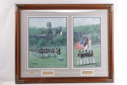 PASS IN REVIEW SPLIT HONG MIN ZOU COA SIGNED PRINT