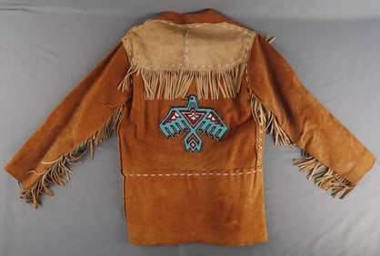 PLAINS INDIAN FRINGED BEADED WAR SHIRT