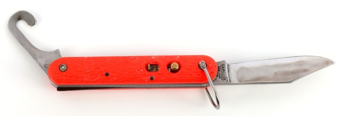 CAMILLUS ORANGE PARATROOPER SWITCHBLADE KNIFE