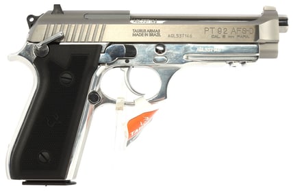 TAURUS PT92 STAINLESS STEEL 9MM DA/SA PISTOL NIB