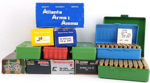 650 RDS RELOADED PISTOL 38 SPCL 44 MAG 40 SW AMMO