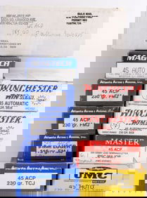 APPROX 550 RDS .45 ACP RELOADS PISTOL AMMUNITION