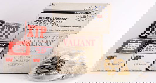 APPROX 500 RDS RELOADED 45 AUTO 9MM 40 SW AMMO