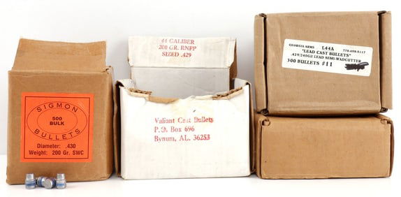 APPROX 1300 44 CAL 38 SPCL 430 RELOAD BULLET LOT