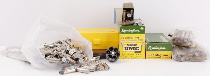 500 ROUNDS .38 SPECIAL & .357 MAGNUM REVOLVER AMMO