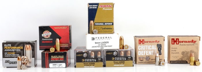 210 ROUNDS ASSTD 9MM LUGER MIXED GRAIN AMMO LOT