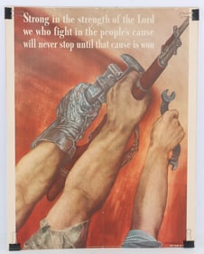 WWII DAVID STONE MARTIN US OWI POSTER NO. 8