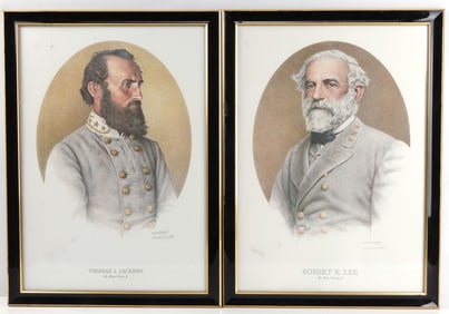 LOT 2 MICHAEL GNATEK PRINT PORTRAITS JACKSON & LEE