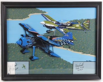 RAY WADDEY GREG CONNELL SIGNED PAINTING