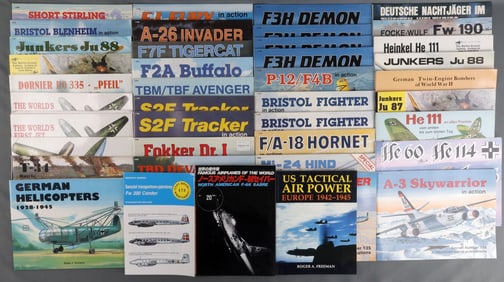 LARGE LOT OF ASSORTED MILITARY REFERENCE BOOKS