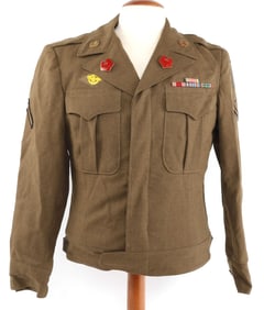 WWII US ARMY 26TH DIVISION UNIFORM 51ST ARTILLERY