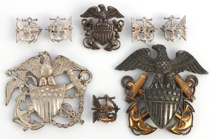 70 GRAM STERLING SILVER U.S. NAVY OFFICER INSIGNIA