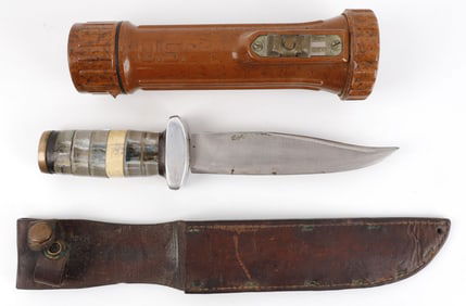 10 IN WWII-ERA THEATRE MADE FIGHTNING KNIFE + MORE