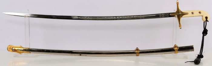 U.S.M.C. MARINE MARMELUKE ETCHED SWORD