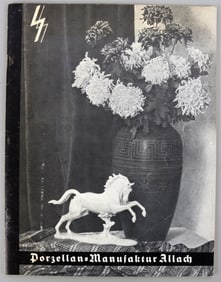 WWII GERMAN REICH ALLACH PORCELAIN CATALOG SS