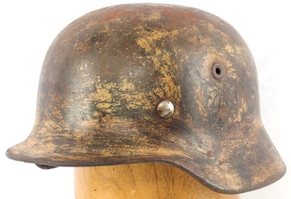 WWII GERMAN REICH M40 AFRIKAKORPS STAHLHELM