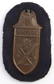 WWII GERMAN THIRD REICH 1940 NARVIK BATTLE SHIELD