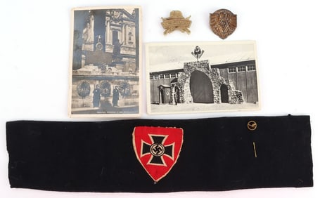 LOT 5 GERMAN WWII ERA MILITARY ITEMS HJ WEHRFAHIG