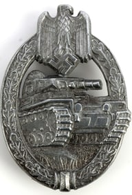 WWII GERMAN THIRD REICH PANZER ASSAULT BADGE