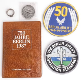 LOT WWII GERMAN THIRD REICH TAPESTRY RING COINS