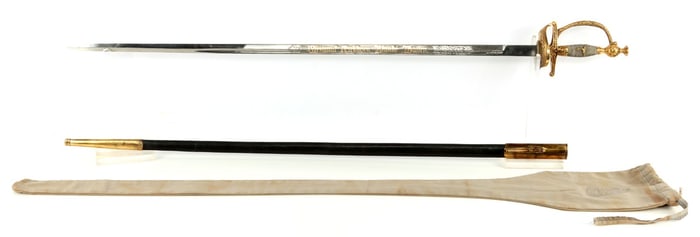 WWII GERMAN LUFTWAFE 1ST MODEL GENERALS SWORD