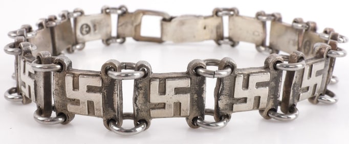 WWII GERMAN THIRD REICH NSDAP SWASTIKA BRACLET