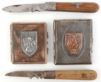 LOT OF 4 WWII GERMAN THIRD REICH PERSONAL EFFECTS