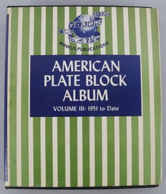 AMERICAN PLATE BLOCK ALBUM SCOTT'S 1031 -1265