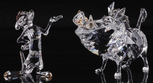 SWAROVSKI CRYSTAL THE LION KING TIMON & PUMBAA