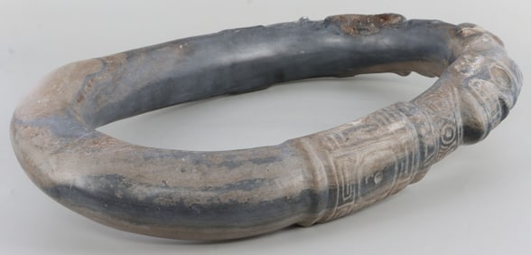 TAINO PRECOLUMBIAN ZOOMORPHIC STONE YOKE