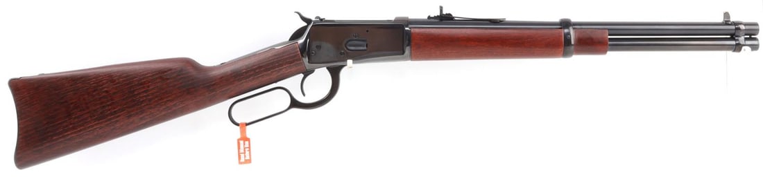 ROSSI R92 .45 COLT LEVER ACTION CARBINE NIB: New in box Rossi R92 lever-action carbine. Barrel 16 inches. 8-round capacity. Blued finish with hardwood stock. FFL required for transfer. No international shipping. Know your state's firearm laws be