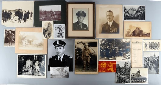 CIVIL WAR SPANAM WWI WWII LINDBERGH PHOTOGRAPH LOT