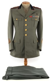 WWII ITALIAN FASCIST NAMED MAJOR'S DRESS UNIFORM