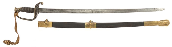 CSA DUFILHO CONFEDERATE OFFICERS SABER CIVIL WAR