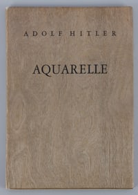 WWII GERMAN THIRD REICH HITLER AQUARELLE PRINTS