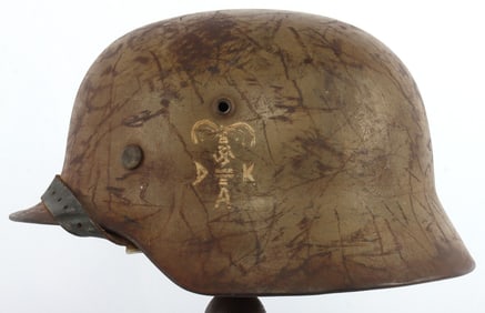 WWII GERMAN DESERT AFRIKA KORPS M40 HELMET