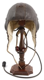 WWII GERMAN LUFTWAFFE FLYING HELMET LKB W101