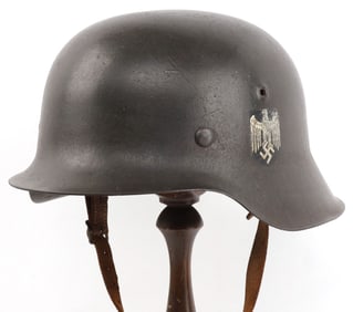 WWII GERMAN HEER SINGLE DECAL M42 STEEL HELMET
