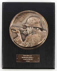 WWII GERMAN THIRD REICH SHOOTING AWARD PLAQUE