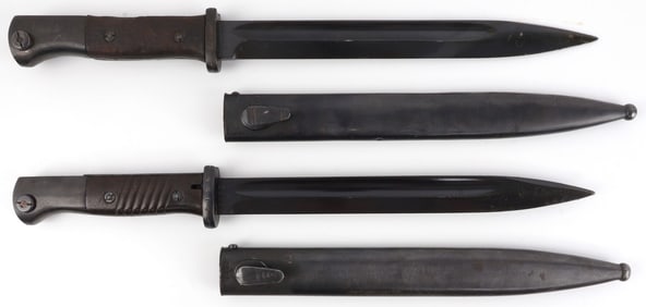 LOT 2 WWII GERMAN REICH K98 BAYONET VET BRING BACK